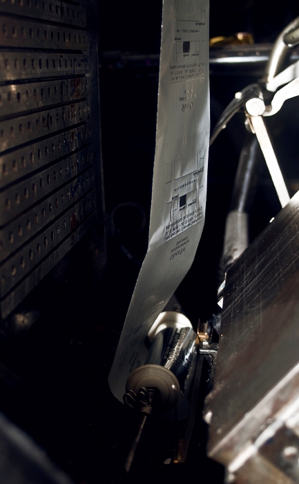 Plate through press
